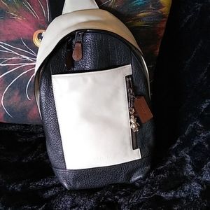 Coach leather backback
